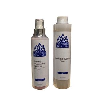 Skin care bundle cleanser & toner.